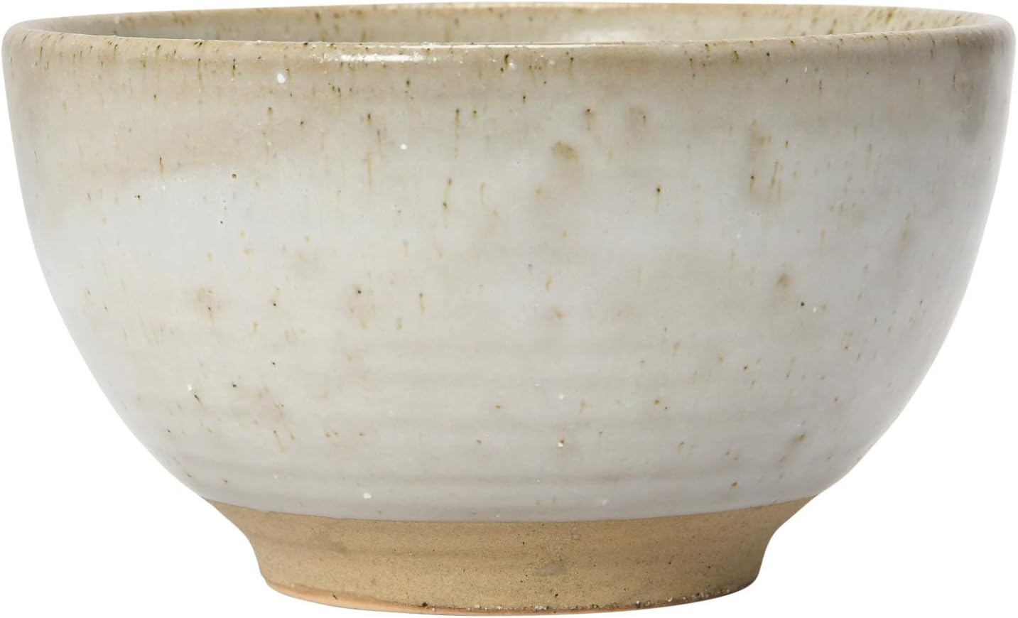 Round Stoneware Bowl, White