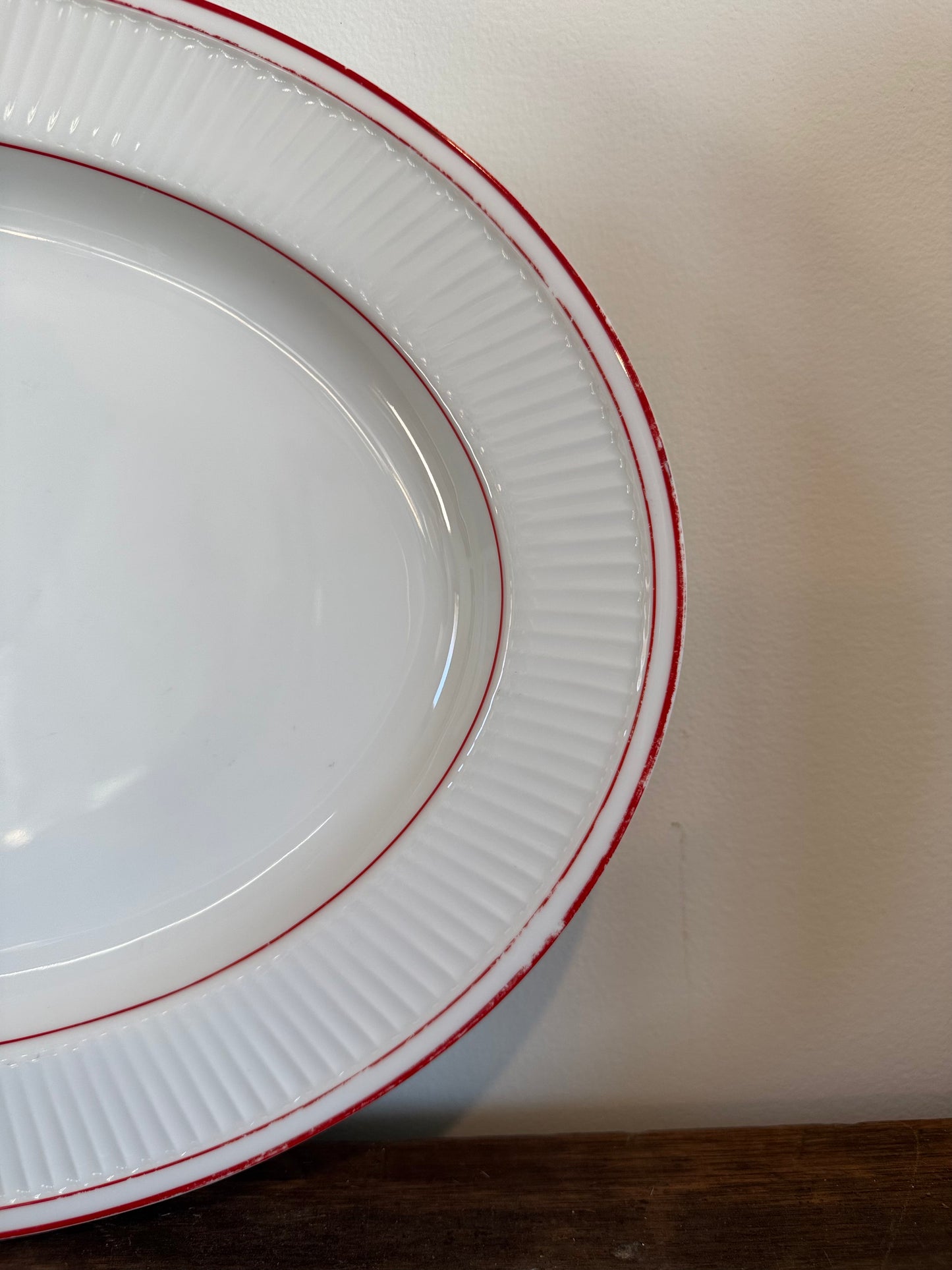 14” Oval Fritz & Floyd “Holiday Classic” Serving Platter