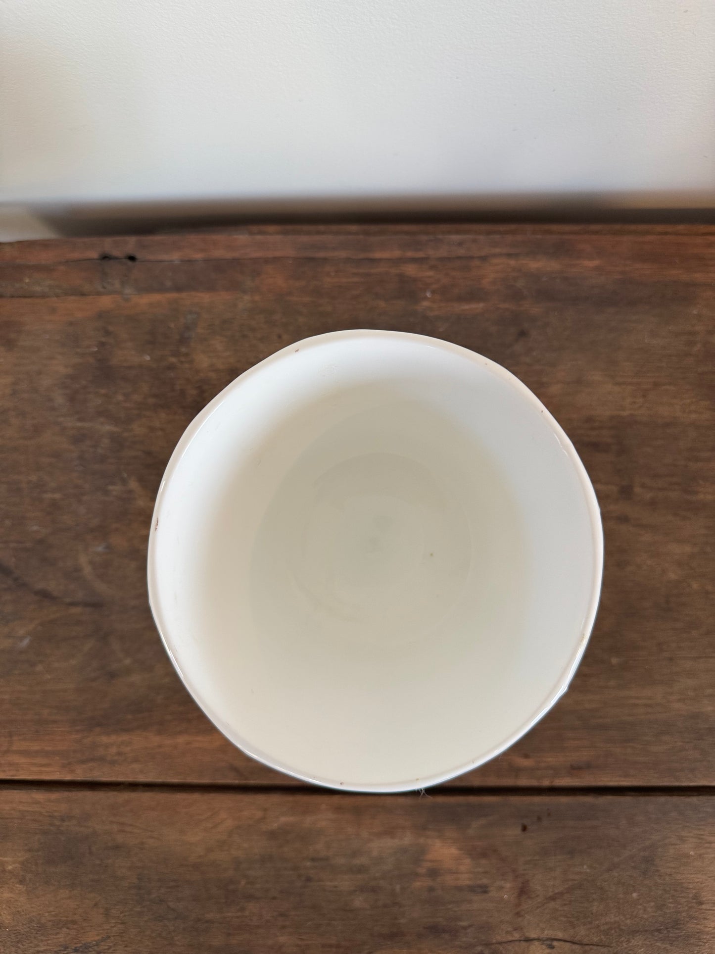 Indiana Glass Colony Harvest Milk Glass Compote Dish I Grape & Leaf I 1960