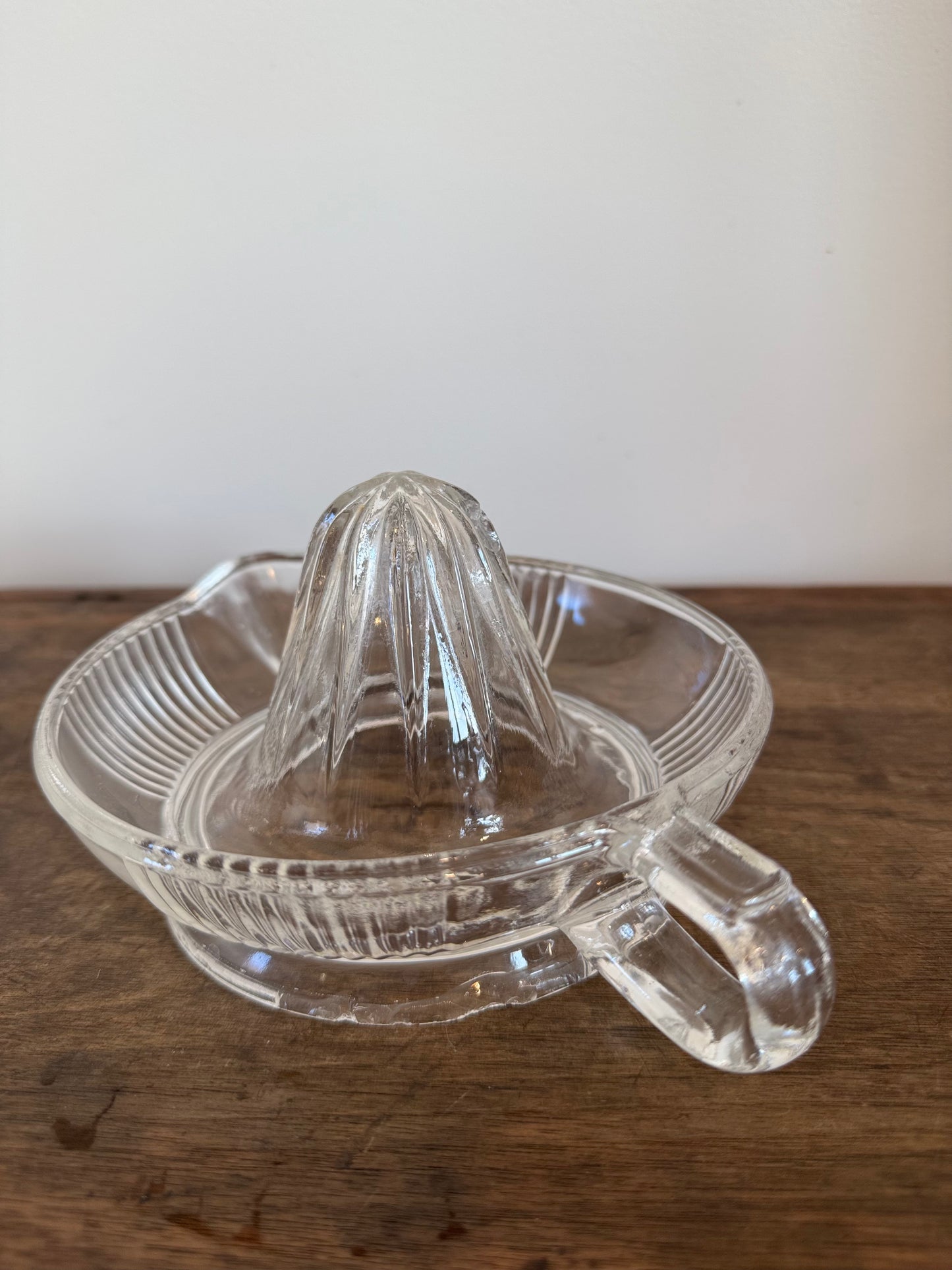 Vintage Juicer Clear Glass with Handle & Spout
