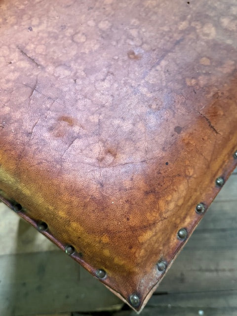 Vintage Leather Stool