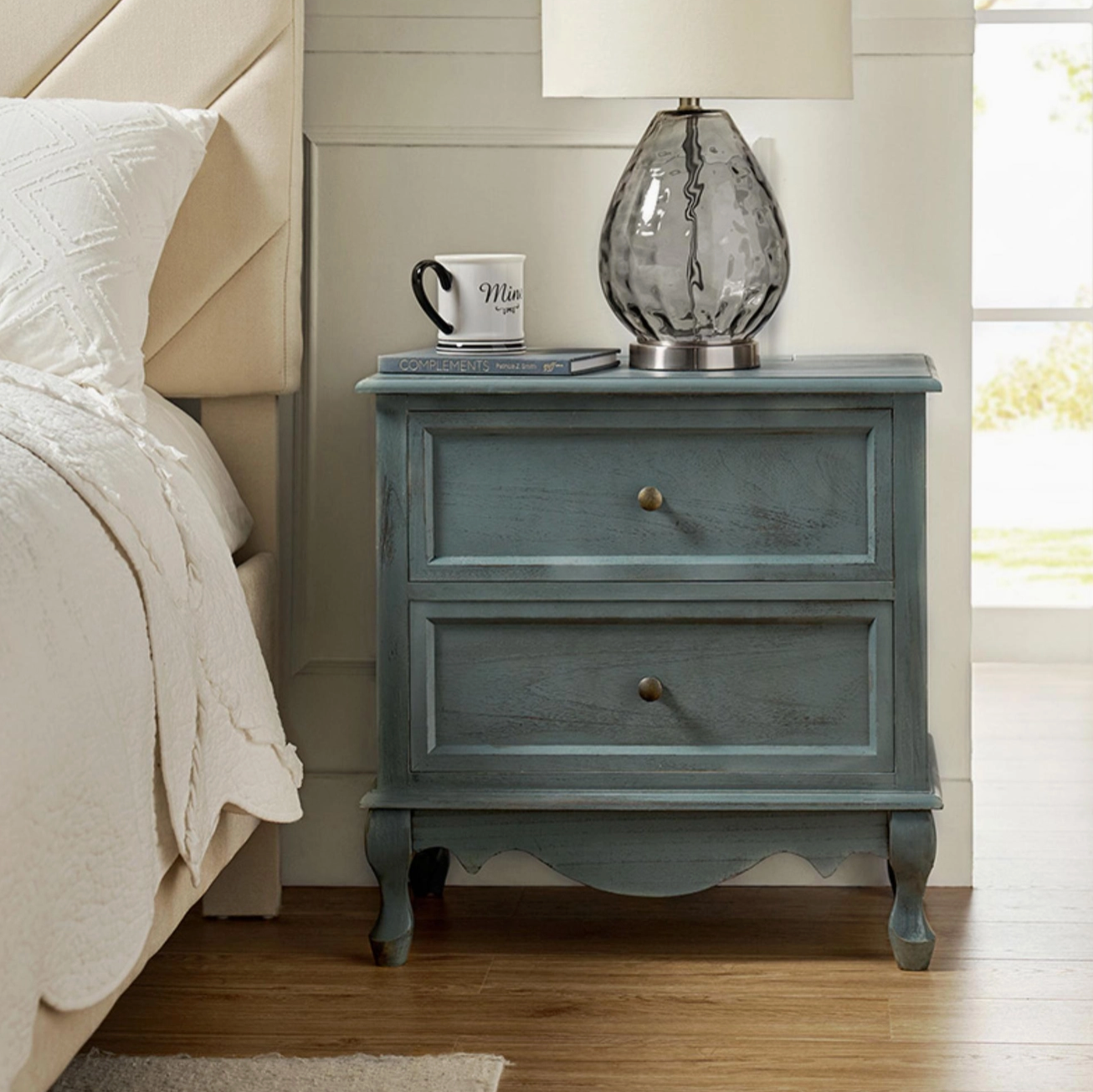 French Country Nightstand