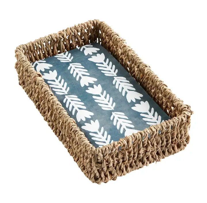 Dotted Napkins in Holder, Towel 7 3/4" x 4" | Basket 9" x 5 1/2"