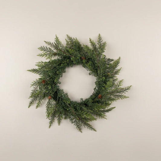 Northern Red Cedar & Prickly Pine Wreath