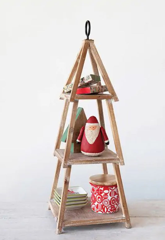 Tree Shaped Tiered Display Shelf