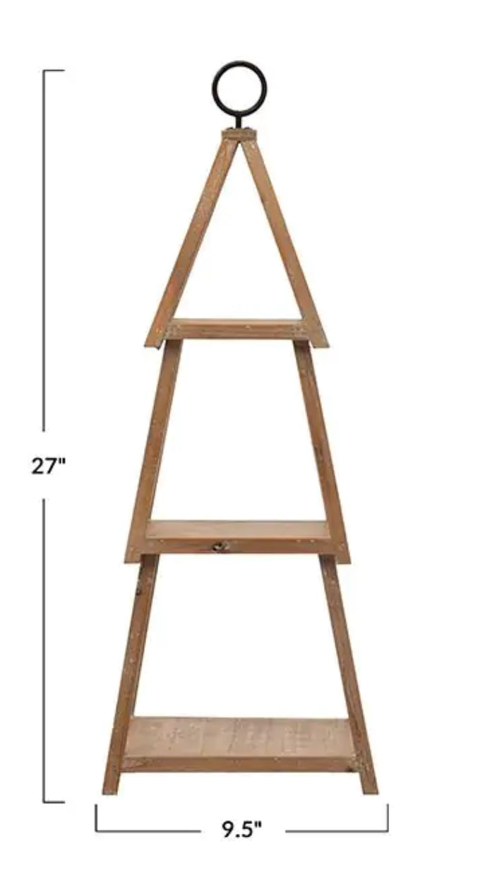 Tree Shaped Tiered Display Shelf