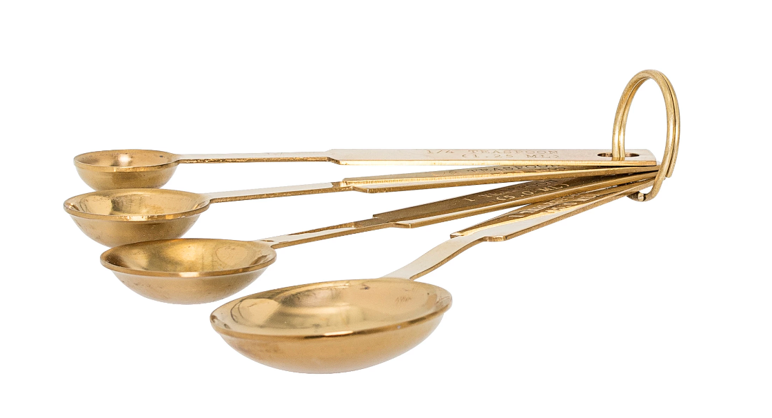 Gold Measuring Spoon Set