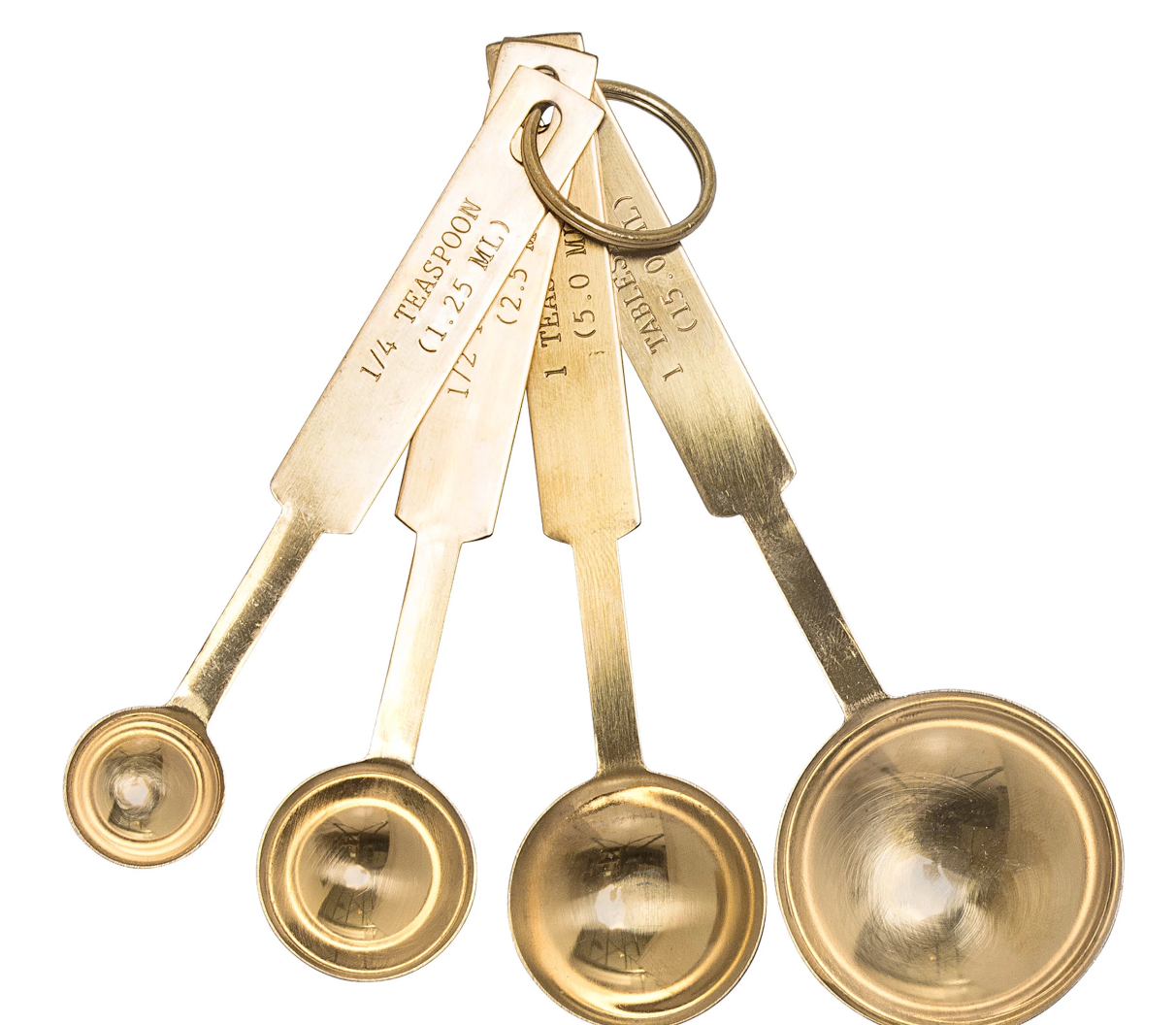 Gold Measuring Spoon Set