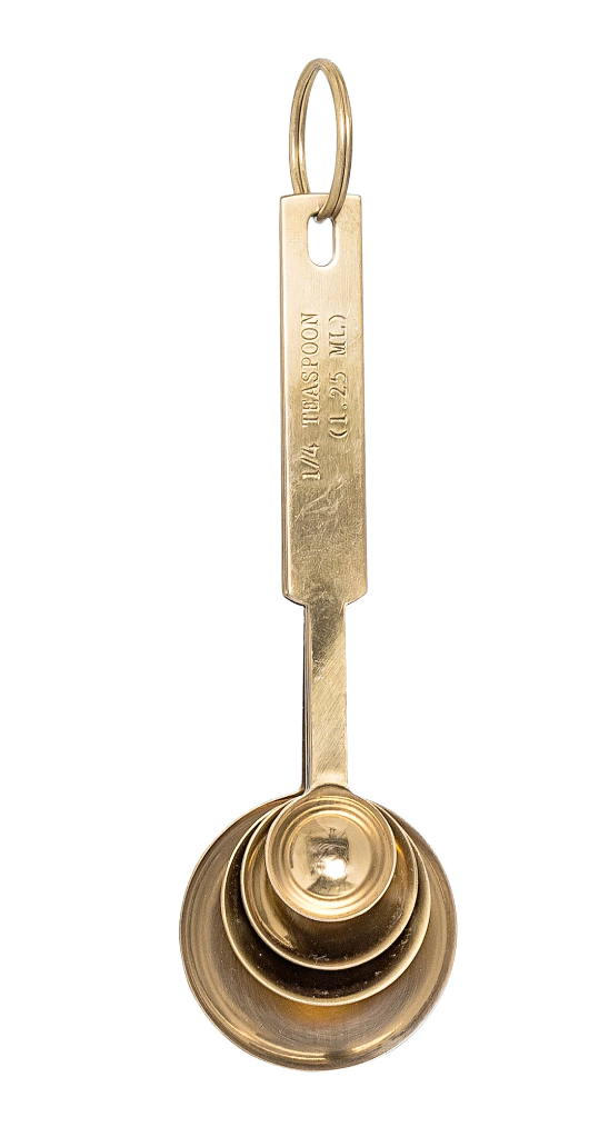 Gold Measuring Spoon Set