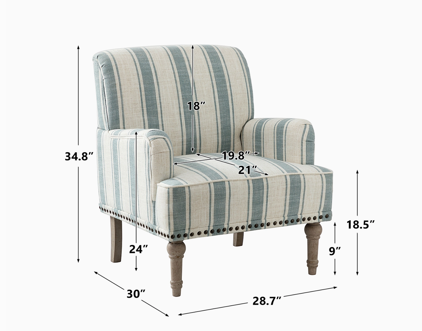 Stripped Armchair