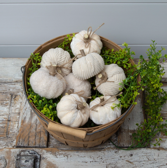 Creamy Soft Fabric Pumpkins