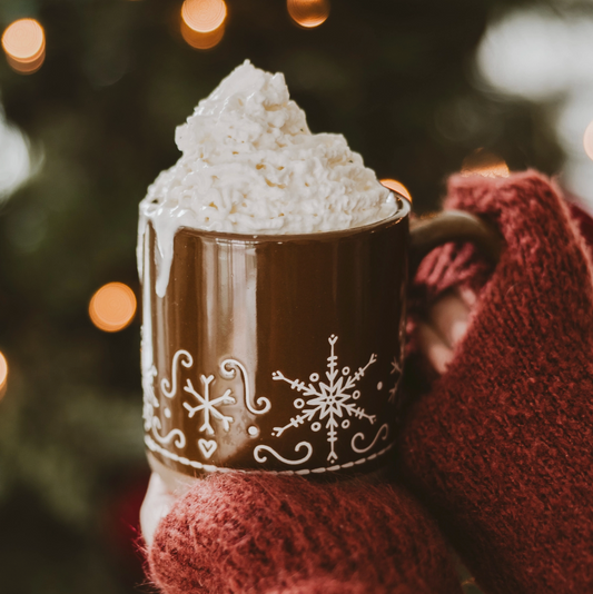 Gingerbread Stoneware Coffee Mug - Christmas Decor