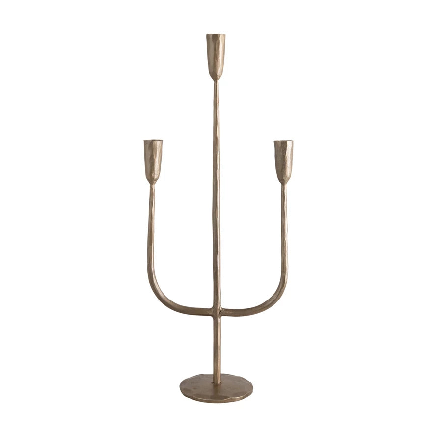 Matte Gold Candelabra