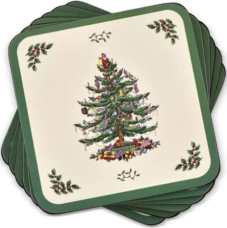 VINTAGE Christmas Holiday Coasters